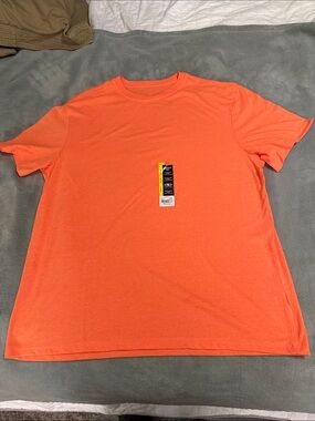 Athletic Works Neon Orange Short Sleeve Crew Tee